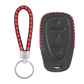Leather Case For Chevrolet Smart Remote Key 3 Buttons