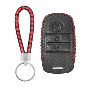 Leather Case For Kia Smart Remote Key 3 Buttons