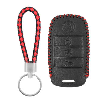 Leather Case For Kia Smart Remote Key 4 Buttons