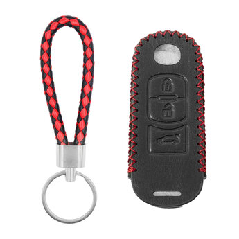 Leather Case For Mazda Remote Key 3 Buttons