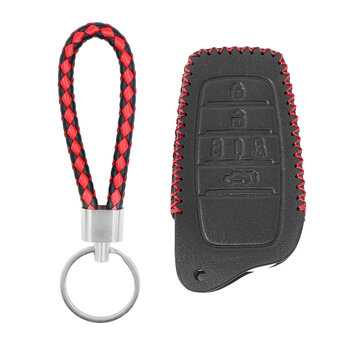 Leather Case For Toyota Previa Tarago Sienna Smart Remote Key...