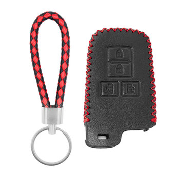 Leather Case For Toyota Voxy Noah Sienta Remote Key 4 Buttons...