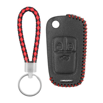 Leather Case For Chevrolet Cruze Opel Astra J Flip Remote Key...
