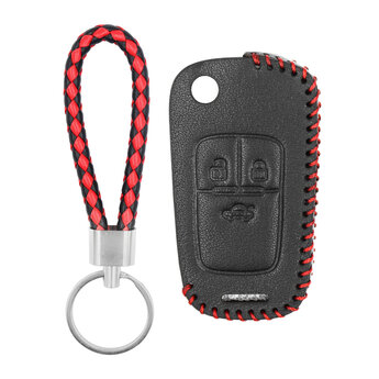 Leather Case For Chevrolet Cruze Opel Astra J Flip Remote Key...