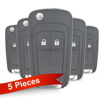 5 Pieces Of Opel Astra J Remote Key 2 Buttons 433MHz PCF7937E/41E...