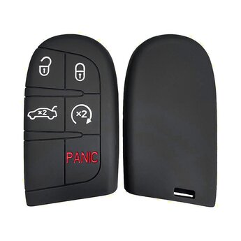 Silicone Case For Jeep Cherokee Remote Key 5 Buttons