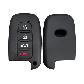 Silicone Case For Kia Hyundai 2009-2015 Remote Key 4 Buttons