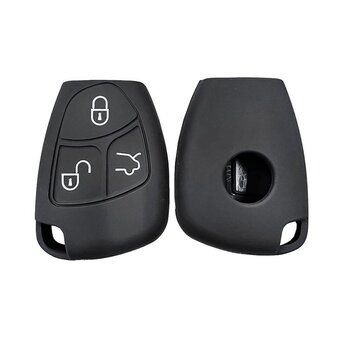 Silicone Case For Mercedes Benz 1997-2010 Remote Key 3 Buttons...
