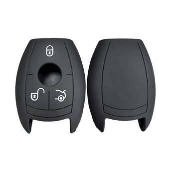 Silicone Case For Mercedes Benz 2006-2016 Remote Key 3 Buttons...