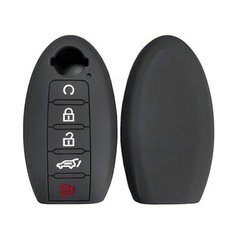 Silicone Case For Nissan Remote Key 5 Buttons