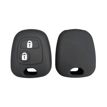 Silicone Case For Peugeot 2003-2012 Remote Key 2 Buttons