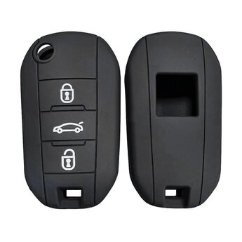 Silicone Case For Peugeot Citroen 2013-2017 Flip Remote Key 3...