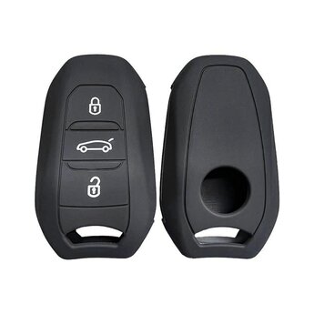 Silicone Case For Peugeot Citroen 2015-2017 Flip Remote Key 3...