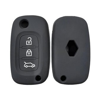 Silicone Case For Renault Flip Remote Key 3 Buttons