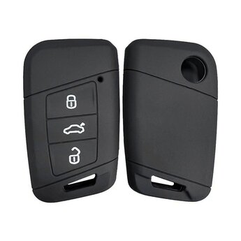 Silicone Case For Volkswagen Smart Remote Key 3 Buttons