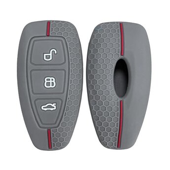 Silicone Engraved Case For Ford Remote Key 3 Buttons