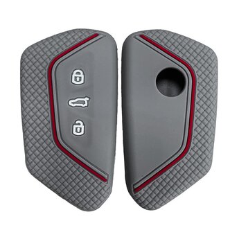 Silicone Engraved Case For Volkswagen KD B33 Smart Remote Key...