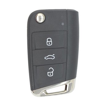 VW MQB Flip Remote Key 433MHz 3 Buttons HU162 Blade HU162 Blade...
