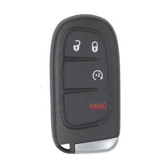 Dodge Jeep 2014-2022 Smart Remote Key Shell 3+1 Button Auto Start...