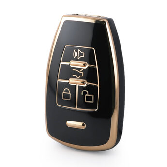 Nano High Quality Cover For Baic Smart Remote Key 4 Buttons Black...