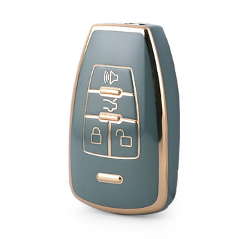 Nano High Quality Cover For Baic Smart Remote Key 4 Buttons Gray...