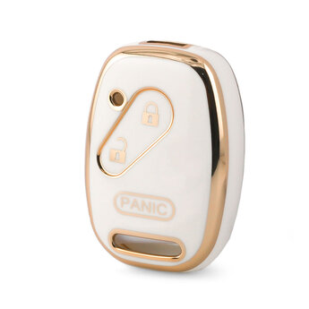 Nano High Quality Cover For Honda Remote Key 2+1 Buttons White...