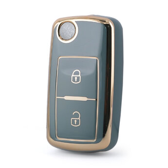 Nano High Quality Cover For Volkswagen Smart Remote Key 2 Buttons...
