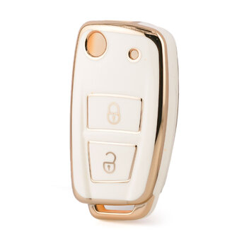 Nano High Quality Cover For Dongfeng Remote Key 2 Buttons White...