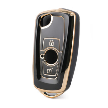Nano High Quality Cover For Dongfeng Remote Key 2 Buttons Black...