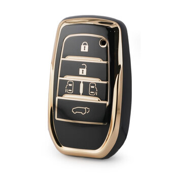 Nano High Quality Cover For Toyota Remote Key 5 Buttons Black...