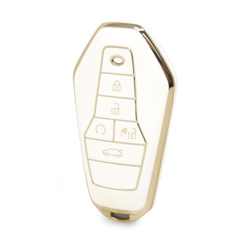 Nano High Quality Cover For Hycan Remote Key 5 Buttons White...