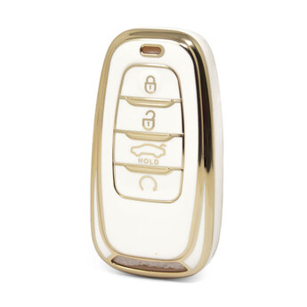 Nano High Quality Cover For Hongqi Remote Key 4 Buttons White...