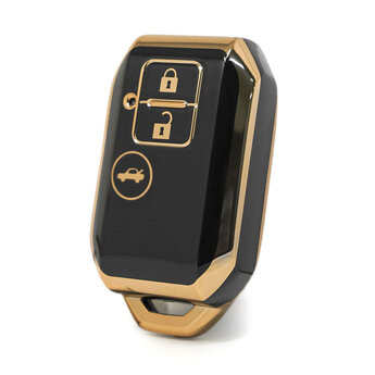 Nano High Quality Cover For Suzuki Remote Key 3 Buttons Black...