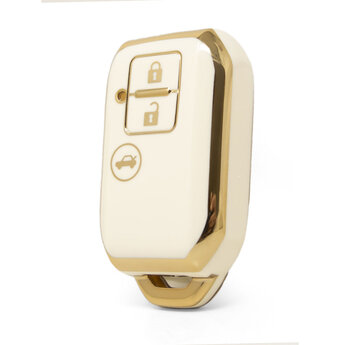 Nano High Quality Cover For Suzuki Remote Key 3 Buttons White...