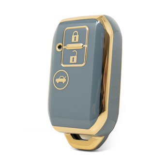 Nano High Quality Cover For Suzuki Remote Key 3 Buttons Gray...