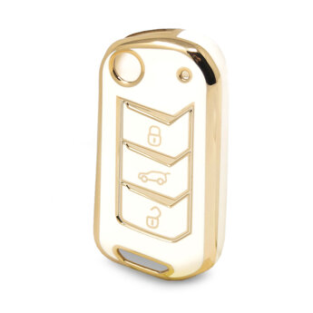 Nano High Quality Cover For Mahindra Flip Remote Key 3 Buttons...