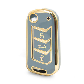 Nano High Quality Cover For Mahindra Flip Remote Key 3 Buttons...