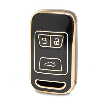 Nano High Quality Cover For Chery Remote Key 3 Buttons Black...