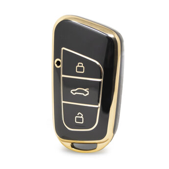 Nano High Quality Cover For Chery Remote Key 3 Buttons Black...