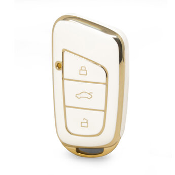 Nano High Quality Cover For Chery Remote Key 3 Buttons White...