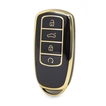 Nano High Quality Cover For Chery Remote Key 4 Buttons Black...