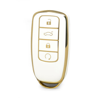 Nano High Quality Cover For Chery Remote Key 4 Buttons White...