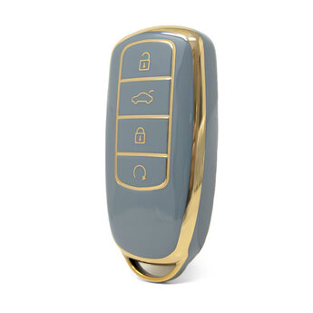 Nano High Quality Cover For Chery Remote Key 4 Buttons Gray Color...