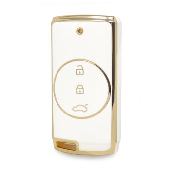 Nano High Quality Cover For Chery Remote Key 3 Buttons White...