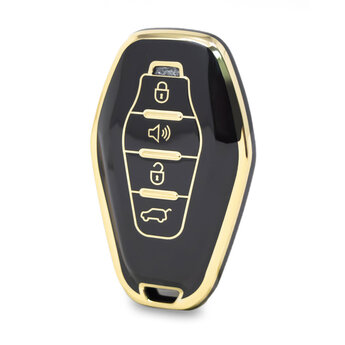 Nano High Quality Cover For Chery Remote Key 4 Buttons Black...