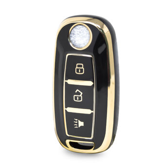 Nano High Quality Cover For Venucia Remote Key 3 Buttons Black...