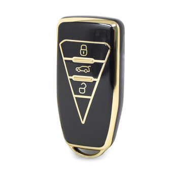 Nano High Quality Cover For Venucia Remote Key 3 Buttons Black...