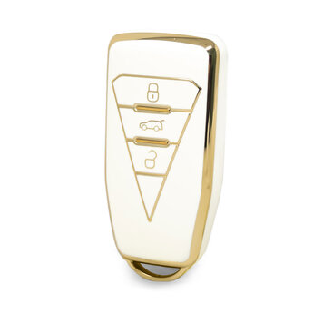Nano High Quality Cover For Venucia Remote Key 3 Buttons White...