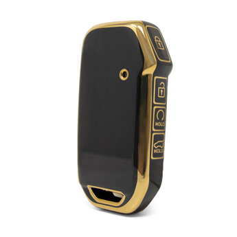 Nano High Quality Cover For Kia Remote Key 4 Buttons Black Color...