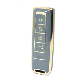 Nano High Quality Cover For Wey Remote Key 4 Buttons Gray Color...